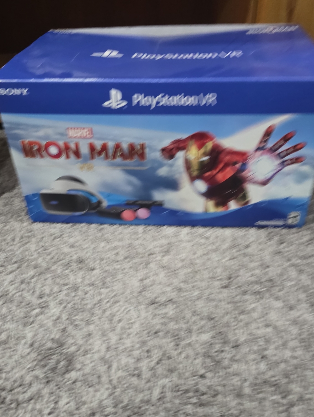 Sony PlayStation VR Headset with Iron Man Artwork - Blue/Black